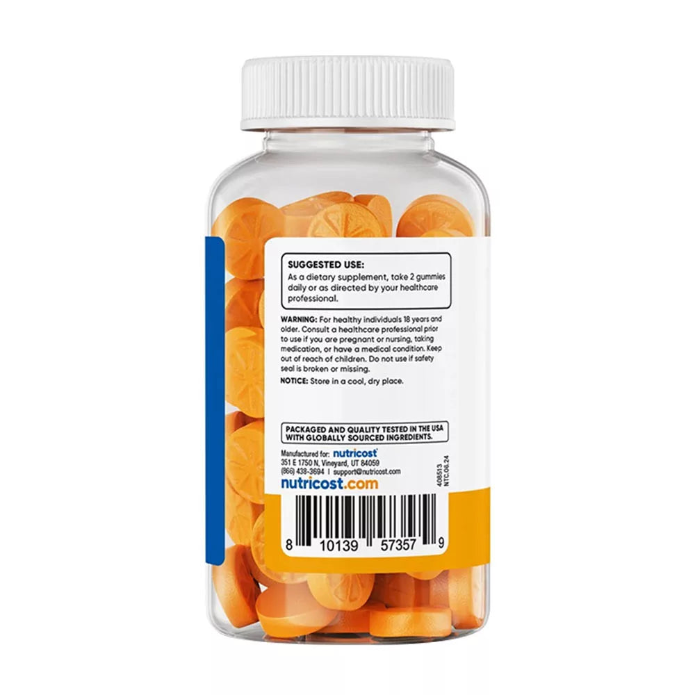 Nutricost Turmeric Gummies 2,000 mg (120 gummies, Lemon)