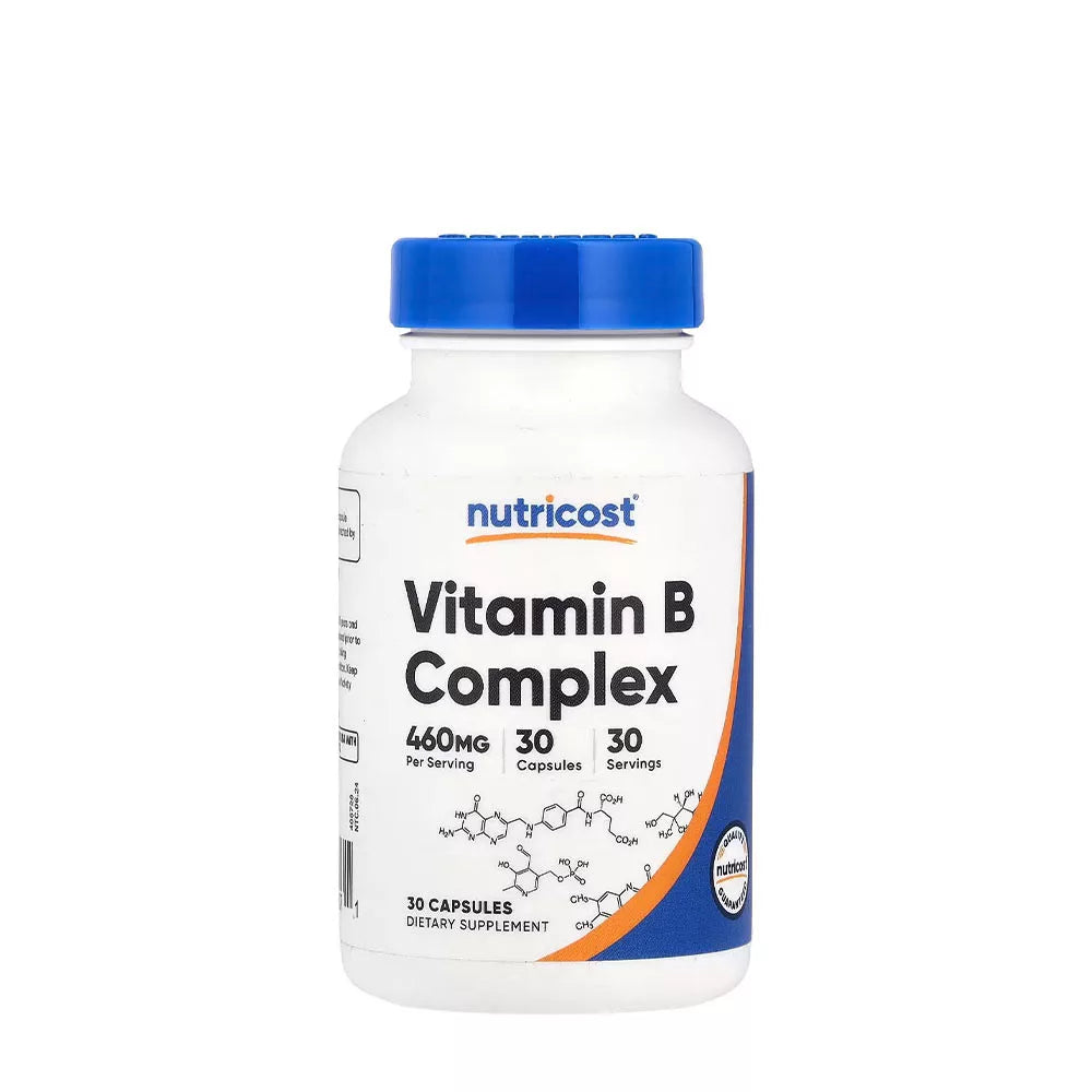 Nutricost Vitamin B Complex (30 Capsules)