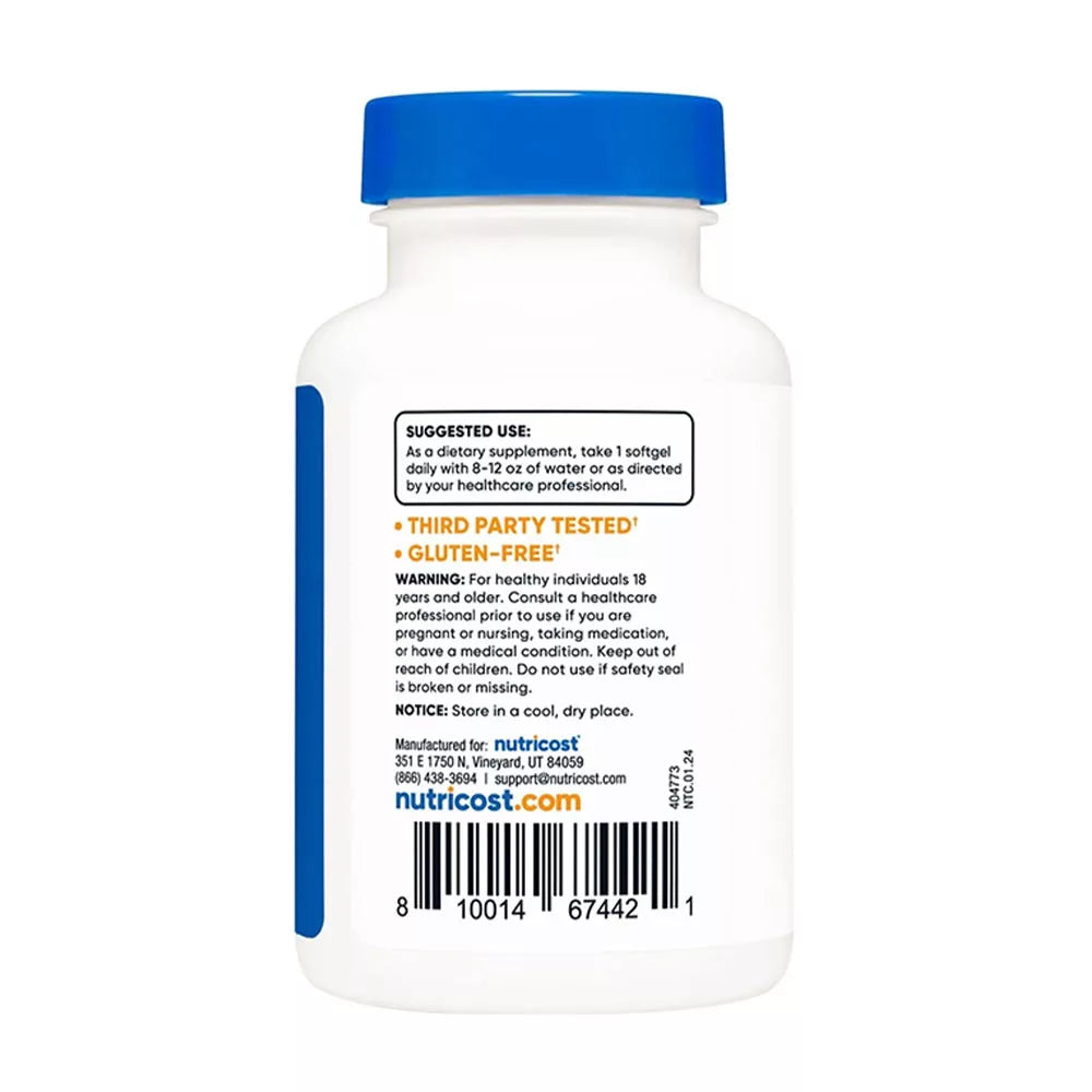 Nutricost Vitamin D3 1,000 IU (240 Softgels)