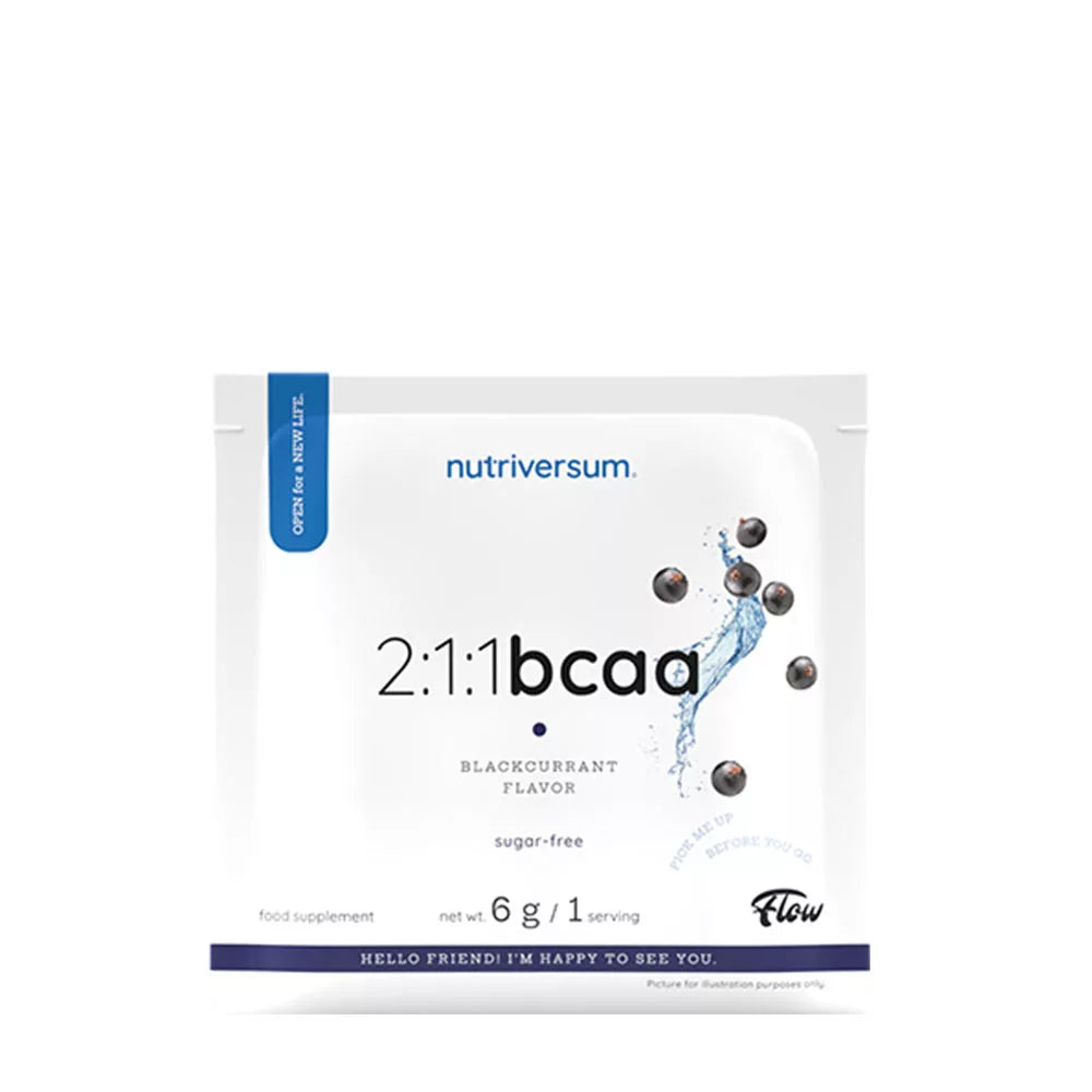 Nutriversum 2:1:1 BCAA Sugar Free Powder (6 g, Blackcurrant)