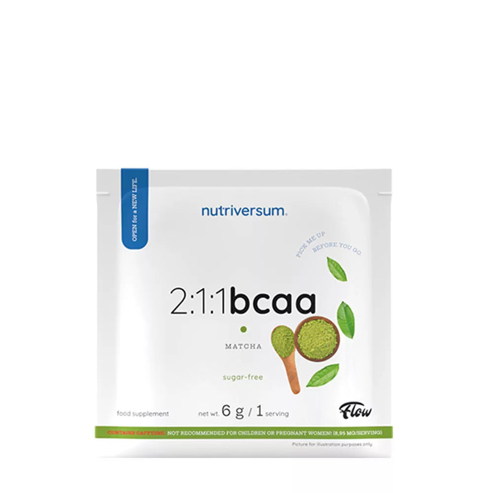 Nutriversum 2:1:1 BCAA Sugar Free Powder (6 g, Matcha)