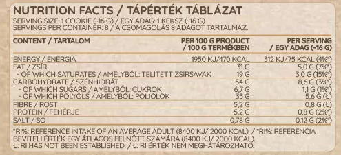 Nutriversum Food Cookies (128 g, Creamy)