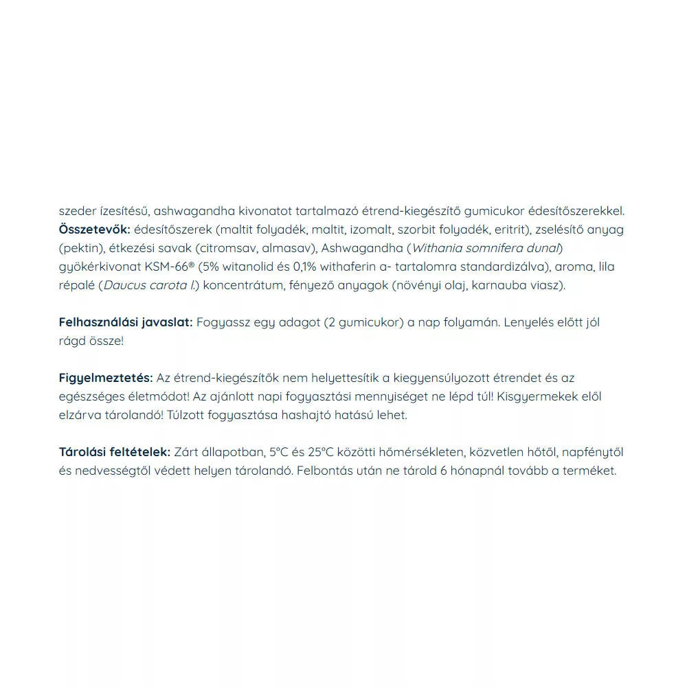 Nutriversum KSM-66 Ashwagandha Gummies (60 Gummies, Blackberry)