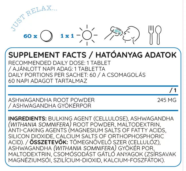 Nutriversum Vita Ashwagandha (60 Tablets)