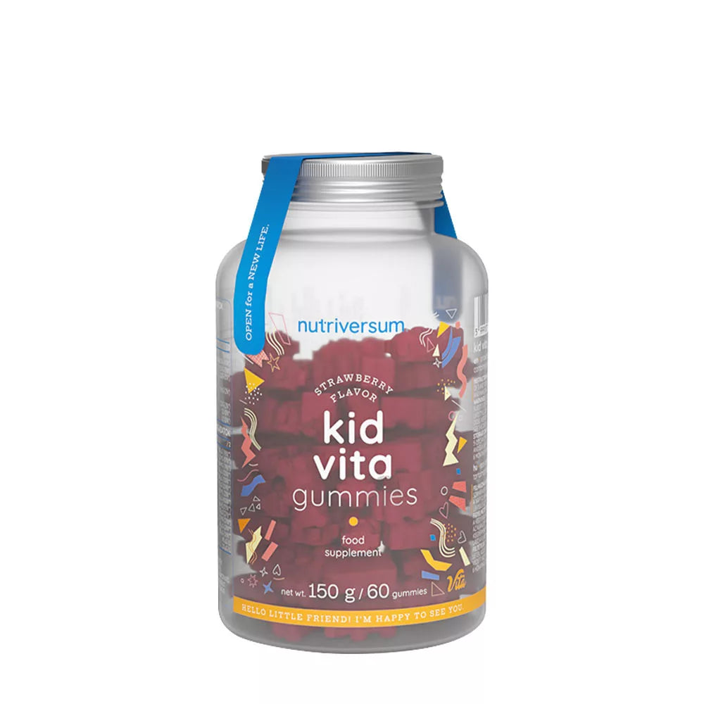 Nutriversum Kid Vita Gummies (60 Gummies, Strawberry Pouch)