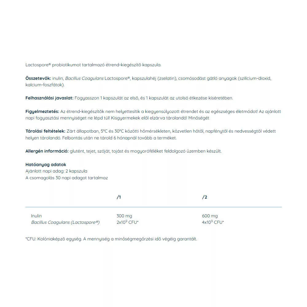 Nutriversum Lactospore® Probiotic Capsule (60 Caps)