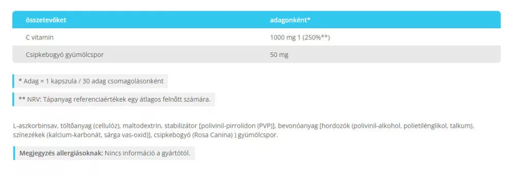 Nutriversum Vitamin C - VITA (30 Tablets)