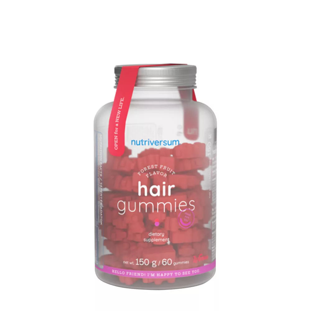 Nutriversum Hair Gummies - WOMEN (60 Gummies, Wild Berry)