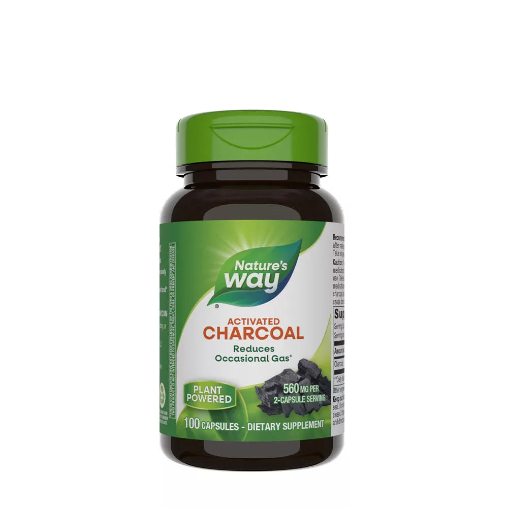Nature's Way Activated Charcoal (100 Capsules)