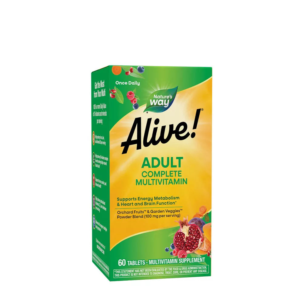 Nature's Way Alive!® Daily Adult Complete Multivitamin (60 Tablets)
