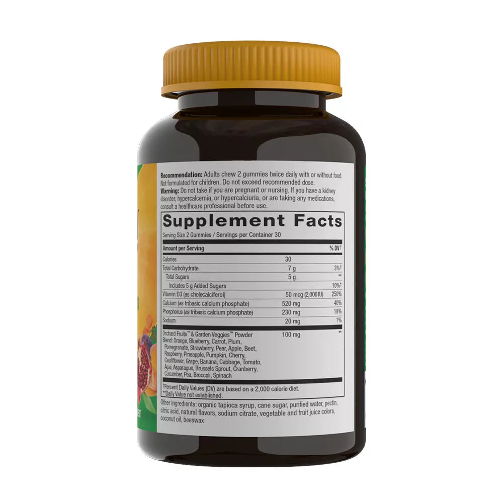 Nature's Way Alive!® Calcium + D3 Gummies (60 Gummies)