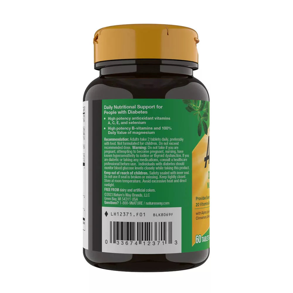 Nature's Way Alive!® Diabetic Multivitamin (60 Tablets)