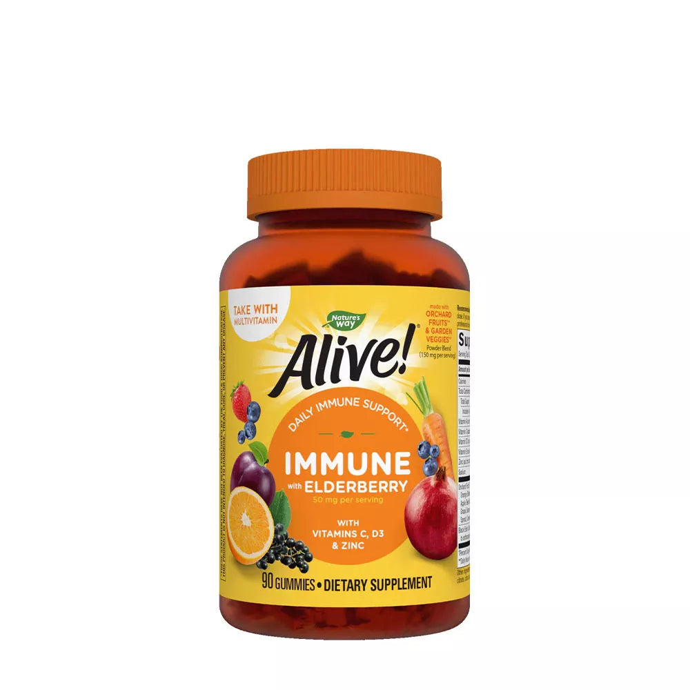 Nature's Way Alive!® Premium Immune Gummies (90 Gummies, Cherry & Grape)
