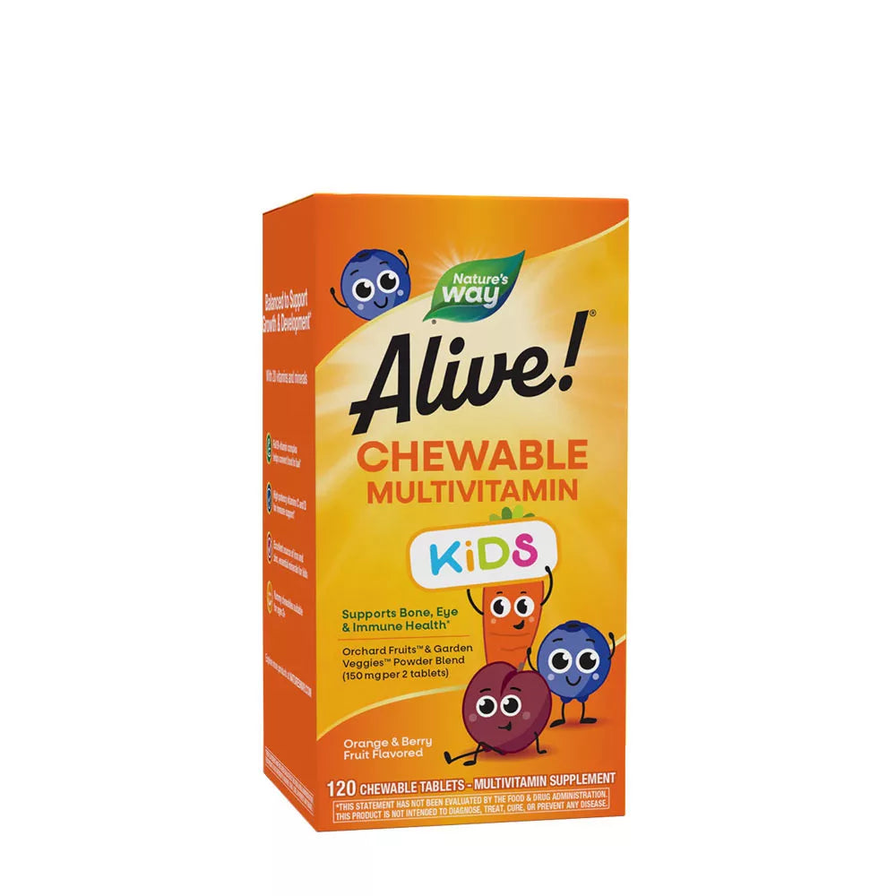 Nature's Way Alive!® Kids Chewable Multivitamin (120 Chewables)