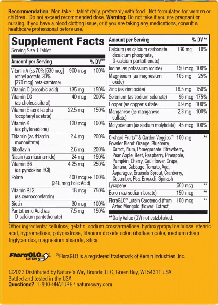 Nature's Way Alive!® Men’s Complete Multivitamin (130 Tablets)