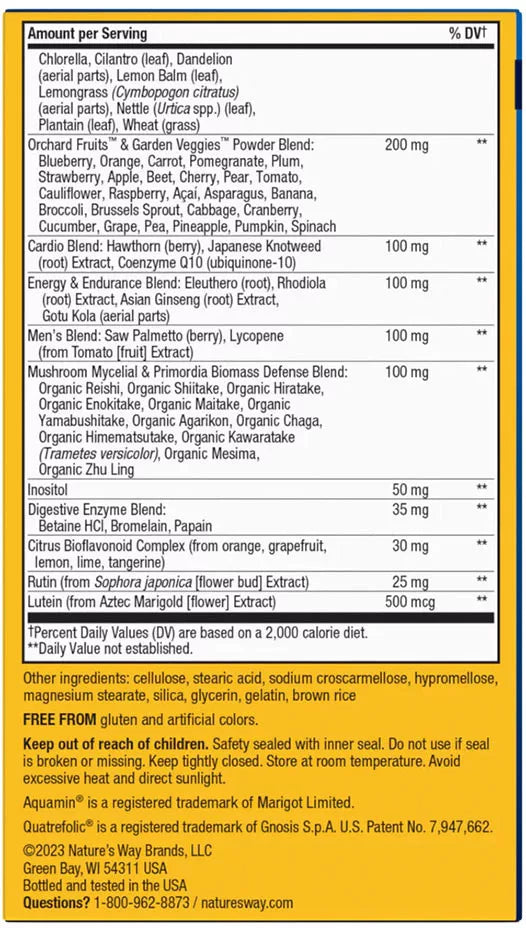 Nature's Way Alive!® Men’s Max3 Daily Multivitamin (90 Tablets)