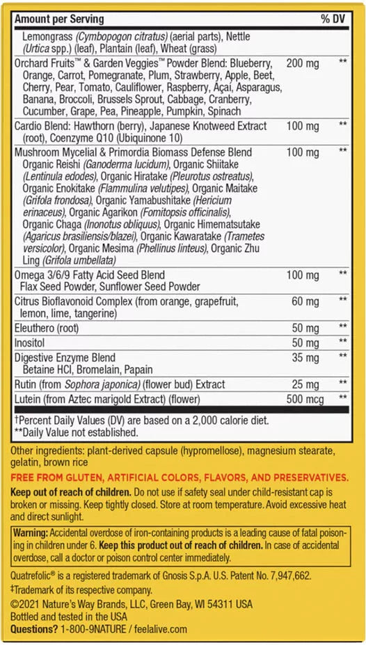 Nature's Way Alive!® Max6 Max Potency Daily Multivitamin (90 Capsules)
