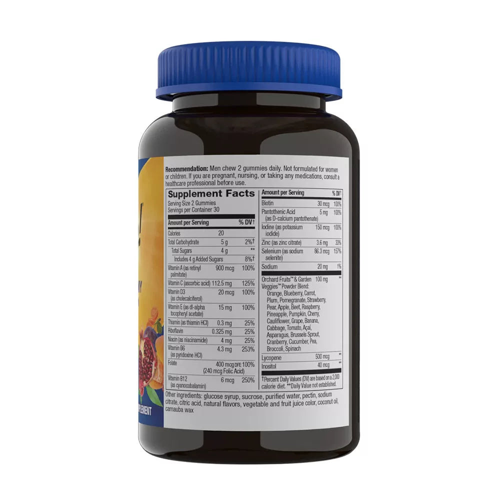 Nature's Way Alive!® Men’s Gummy Multivitamin (60 Gummies, Fruit)