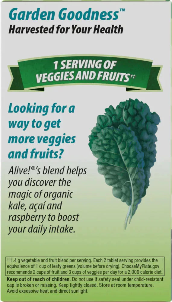 Nature's Way Alive! Garden Goodness for Men (60 Tablets)