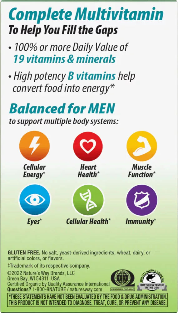 Nature's Way Alive! Garden Goodness for Men (60 Tablets)