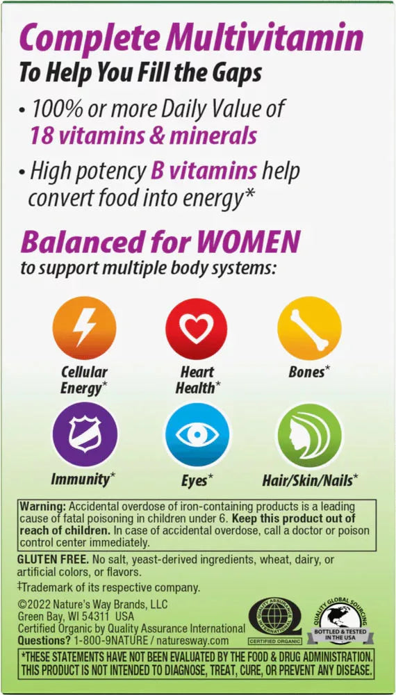 Nature's Way Alive!® Garden Goodness™ for Women (60 Tablets)