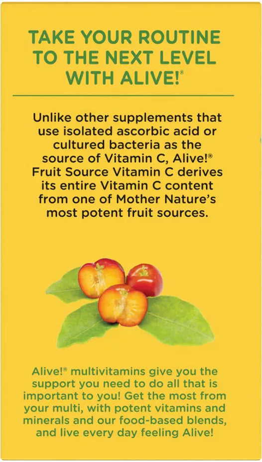 Nature's Way Alive!® Fruit Source Vitamin C (120 Capsules)