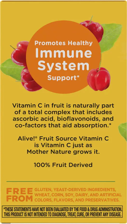Nature's Way Alive!® Fruit Source Vitamin C (120 Capsules)