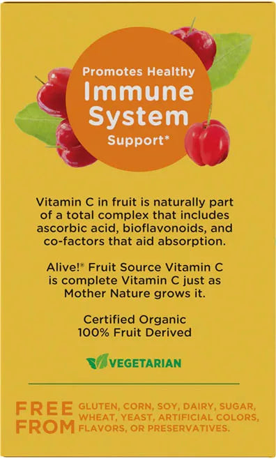 Nature's Way Alive!® Fruit Source Vitamin C Drink Mix (120 g)