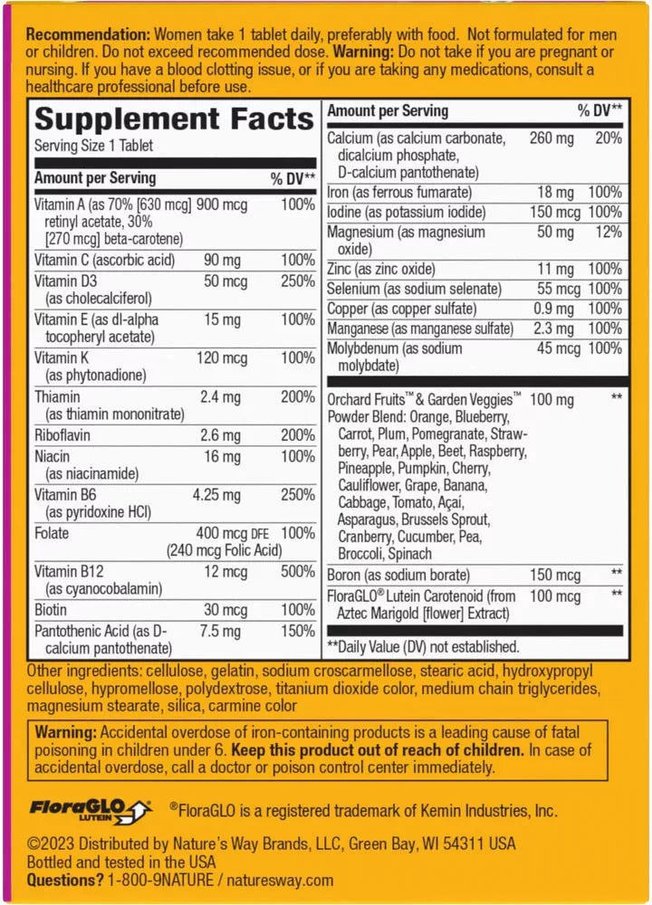 Nature's Way Alive!® Women's Complete Multivitamin (50 Tablets)