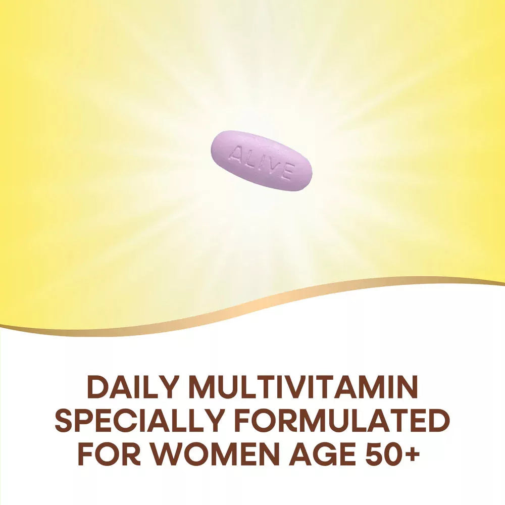 Nature's Way Alive!® Women’s 50+ Complete Multivitamin (50 Tablets)