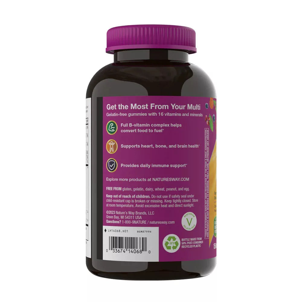 Nature's Way Alive!® Women's 50+ Gummy Multivitamin (150 Gummies, Mixed Berry)