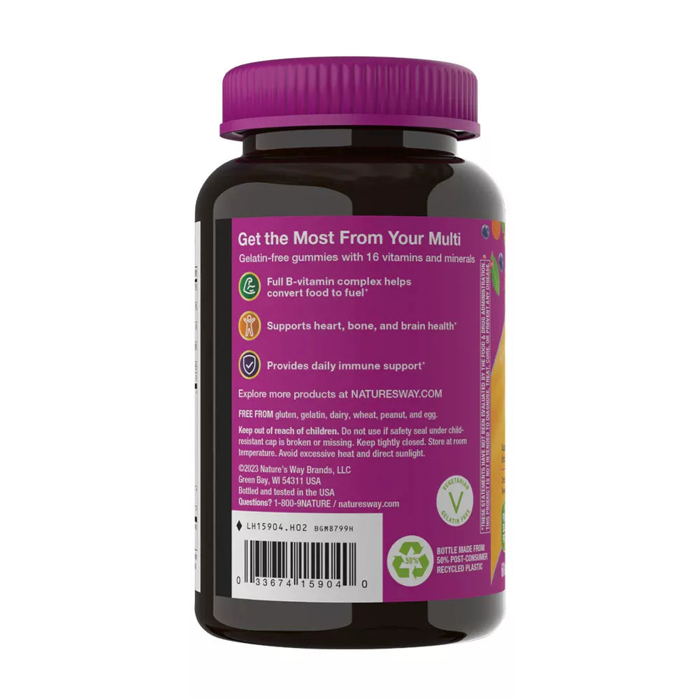 Nature's Way Alive!® Women's 50+ Gummy Multivitamin (60 Gummies, Mixed Berry)