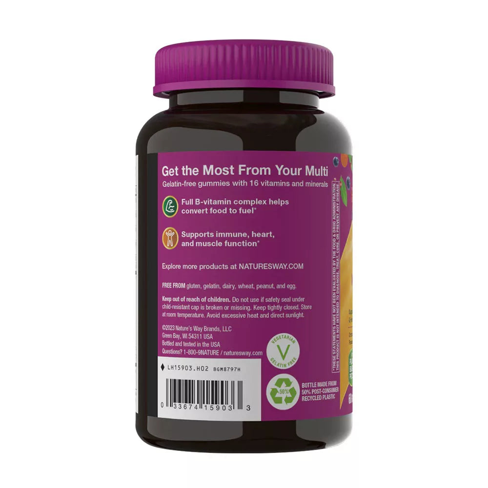 Nature's Way Alive!® Women’s Gummy Multivitamin (60 Gummies, Mixed Berry)