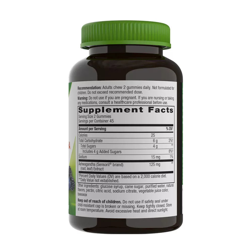 Nature's Way Ashwagandha Gummies (90 Gummies, Berry)