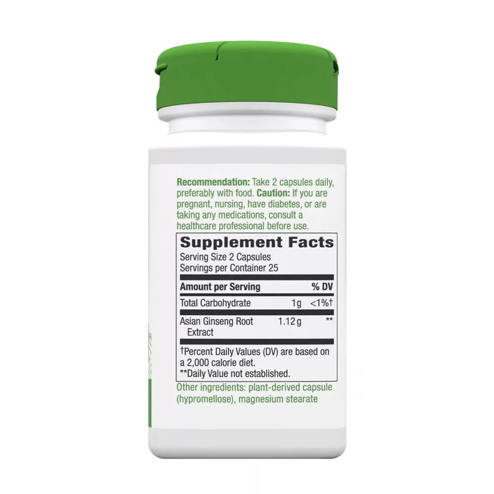 Nature's Way Asian Ginseng (50 Capsules)