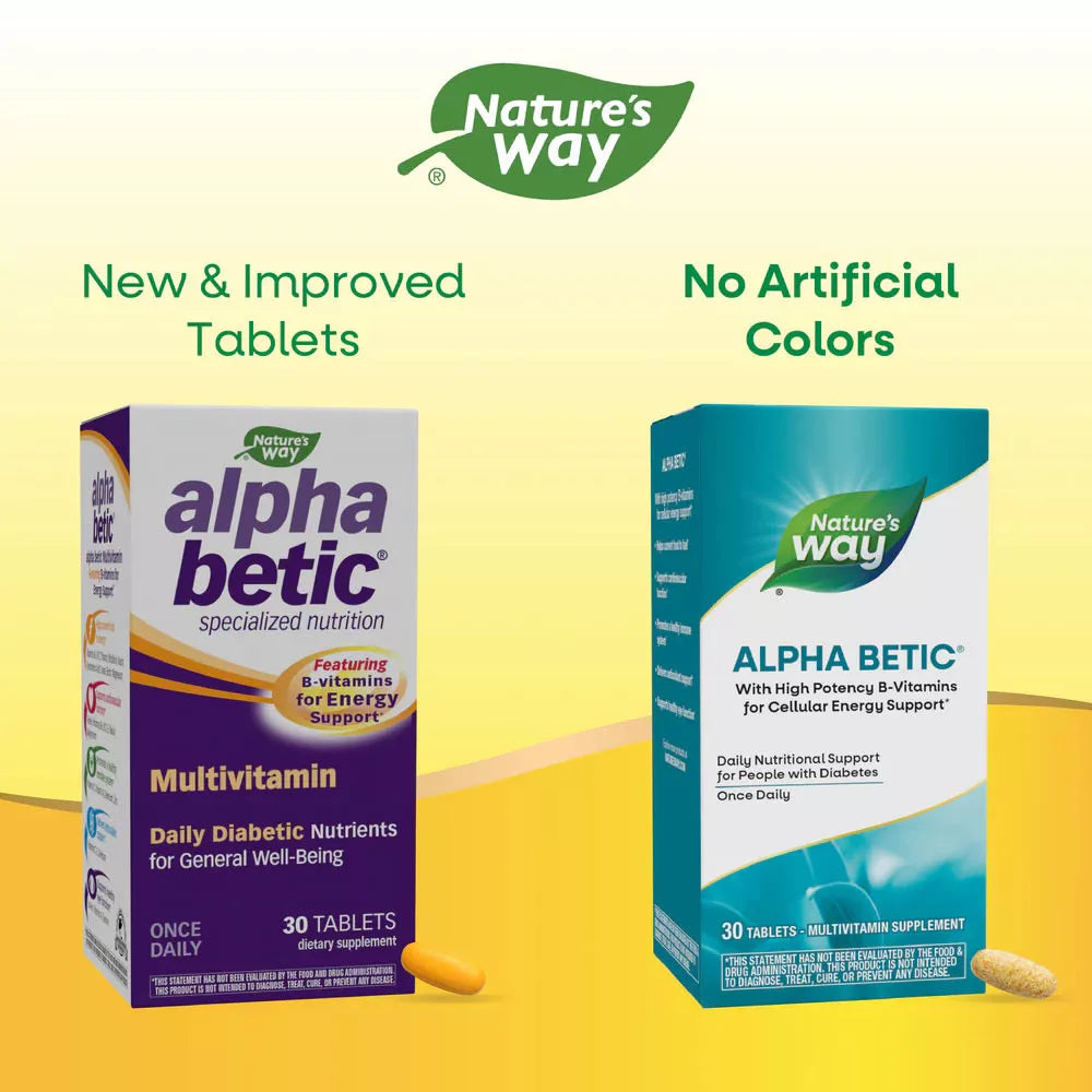 Nature's Way Alpha Betic® Multivitamin (30 Tablets)
