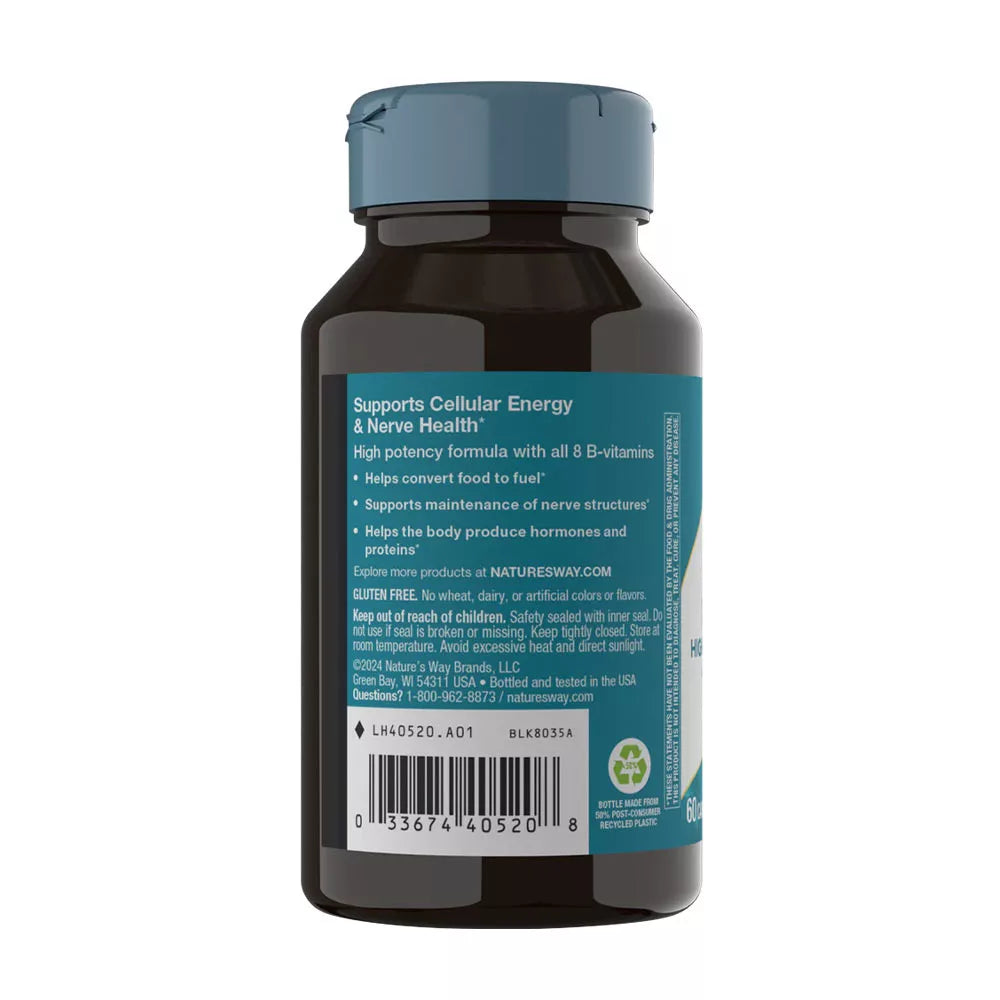Nature's Way Vitamin B-100 Complex (60 Capsules)