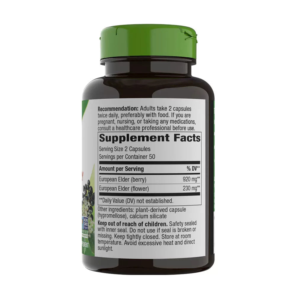 Nature's Way Black Elderberry (100 Capsules)