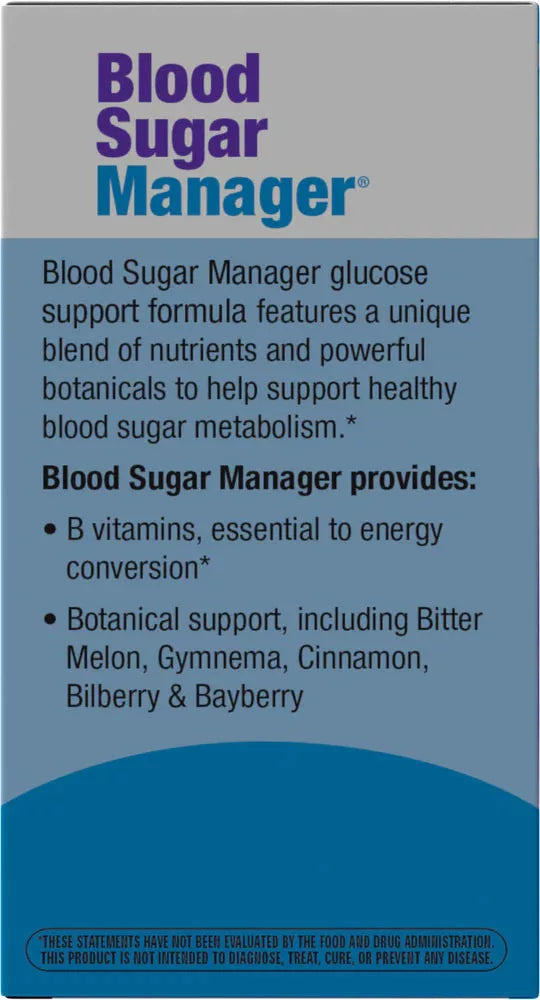 Nature's Way Blood Sugar Manager Tablets (60 Tablets)