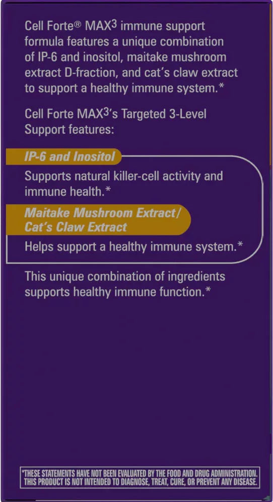 Nature's Way Cell Forté® MAX3 (120 Capsules)
