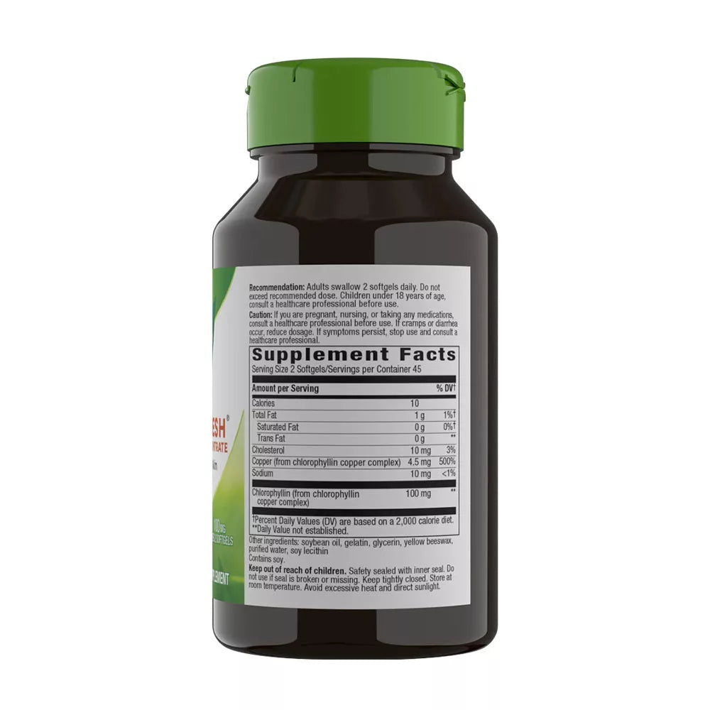 Nature's Way Chlorofresh® Chlorophyll Concentrate (90 Softgels)