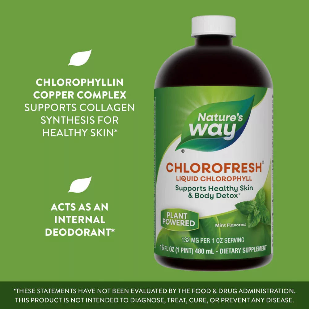 Nature's Way Chlorofresh® Liquid Chlorophyll (480 ml, Mint)