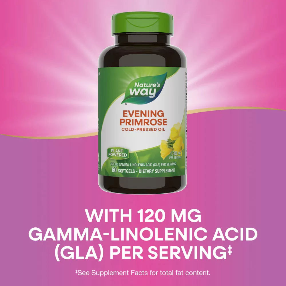 Nature's Way Evening Primrose Oil Max Strength (60 Softgels)