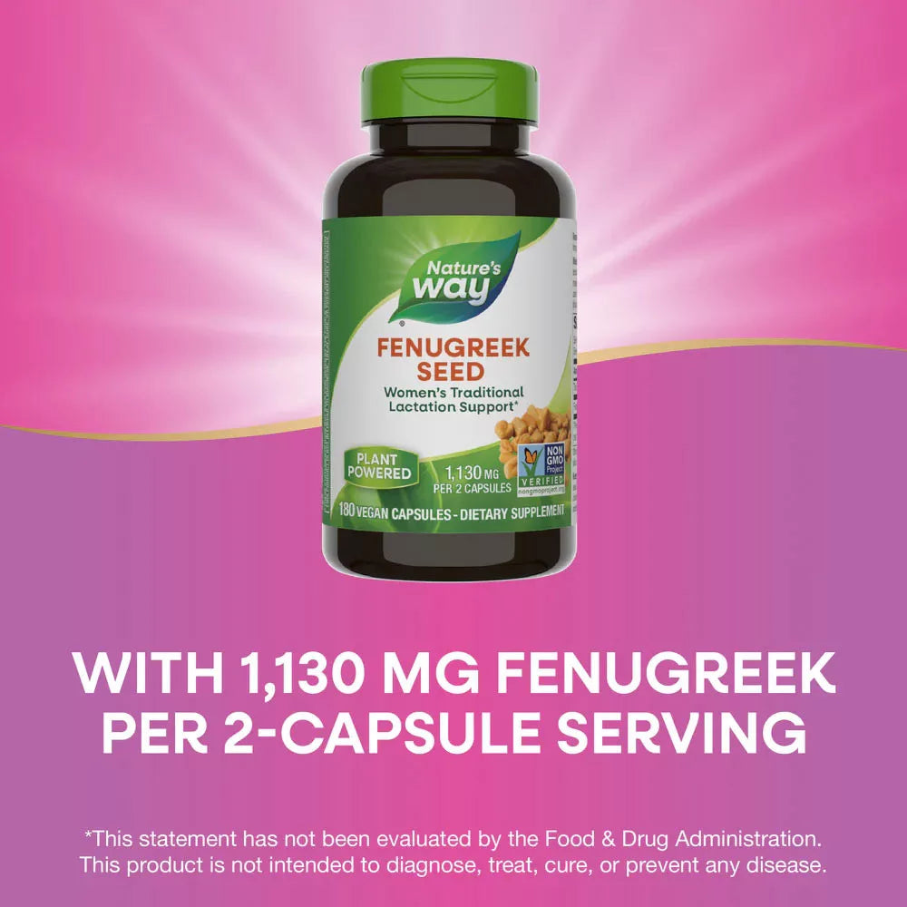 Nature's Way Fenugreek Seed (180 Capsules)