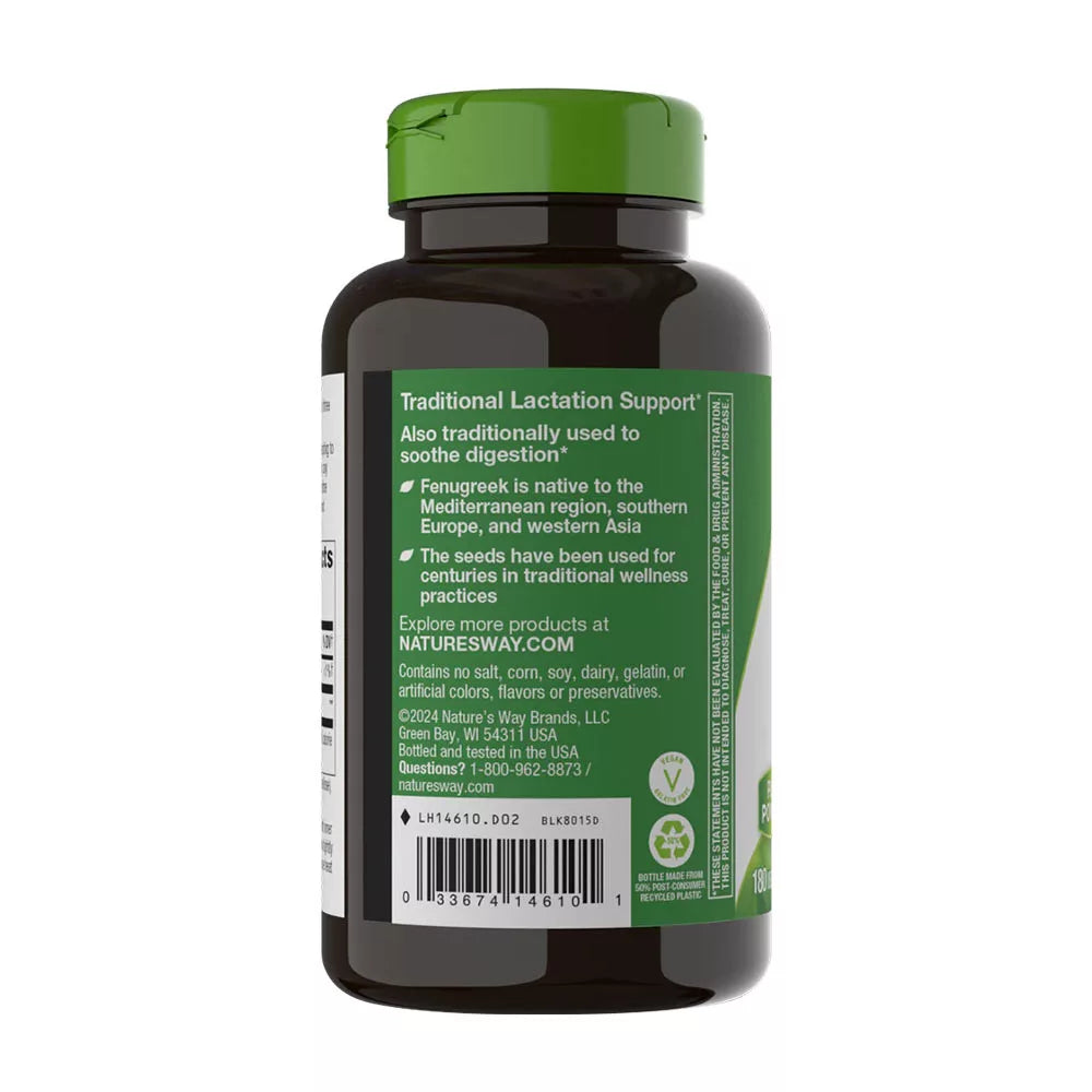 Nature's Way Fenugreek Seed (180 Capsules)