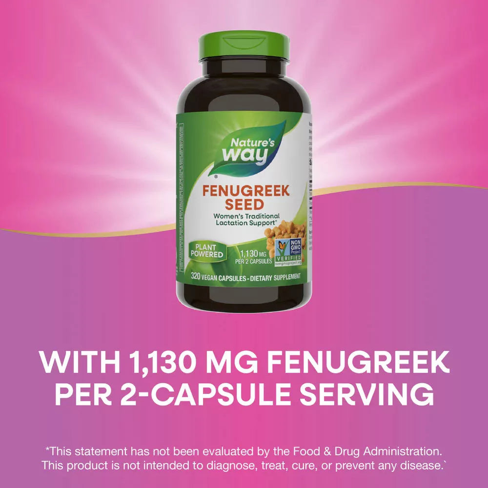 Nature's Way Fenugreek Seed (320 Capsules)