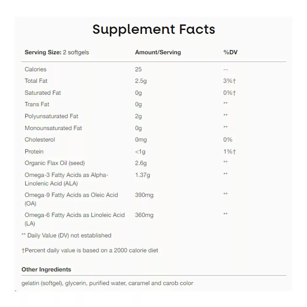 Nature's Way Flax Oil Max Strength (200 Softgels)