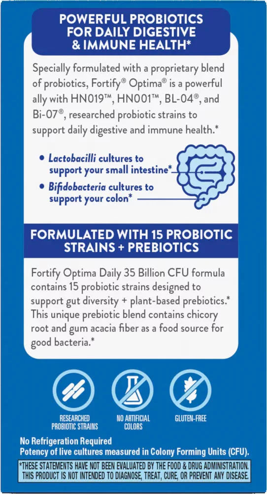 Nature's Way Fortify® Optima® 35 Billion Probiotic + Prebiotic (60 Capsules)
