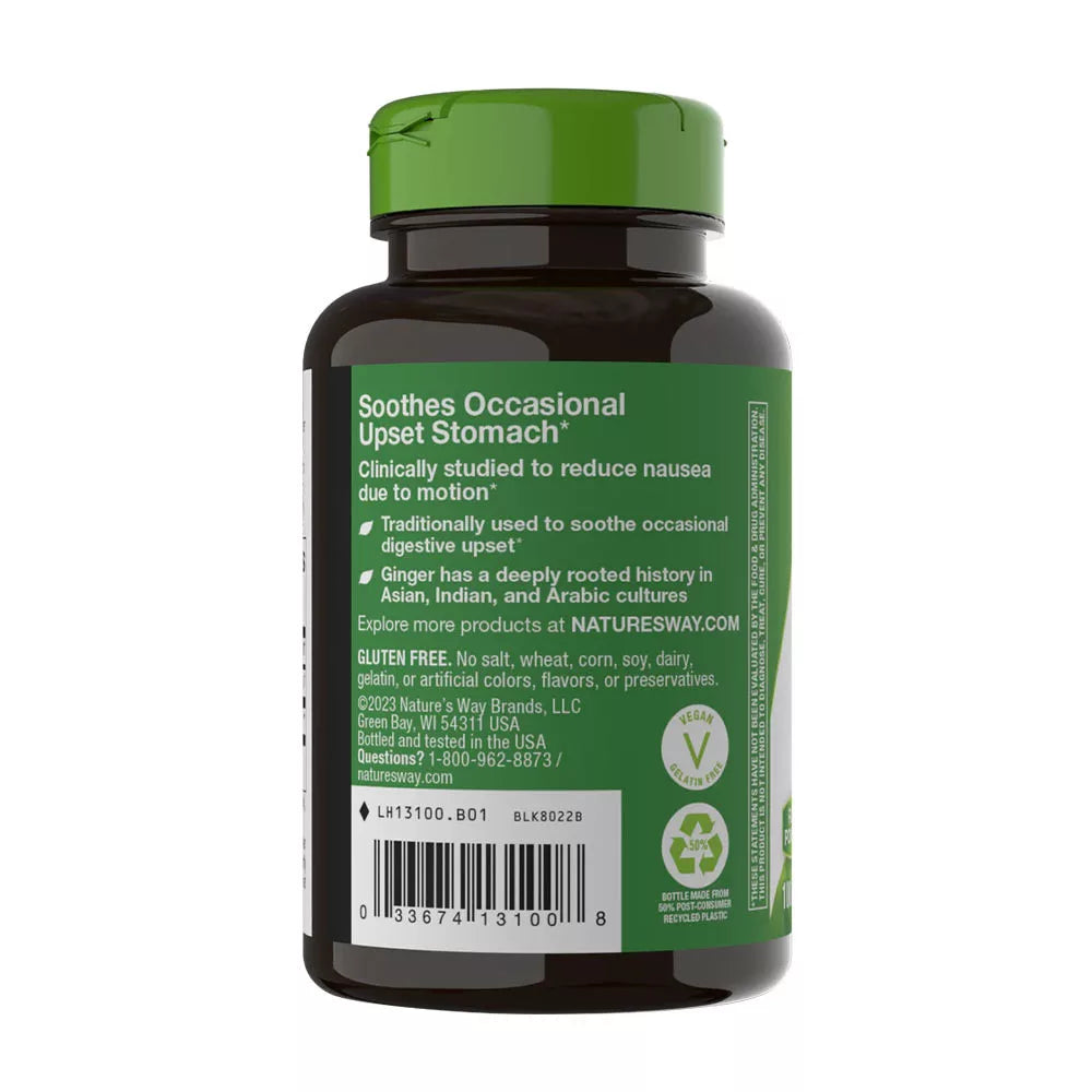 Nature's Way Ginger Root (100 Capsules)