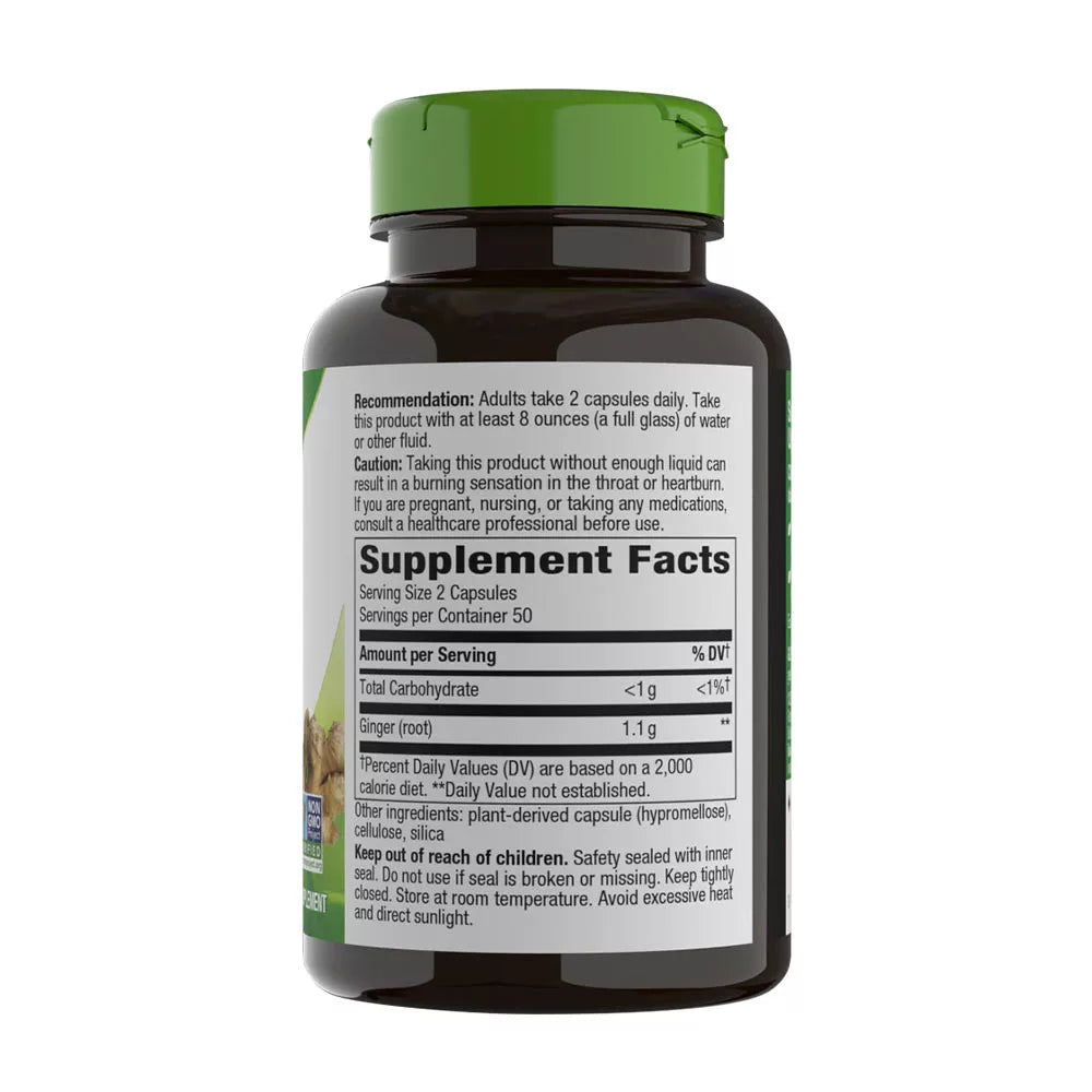 Nature's Way Ginger Root (100 Capsules)